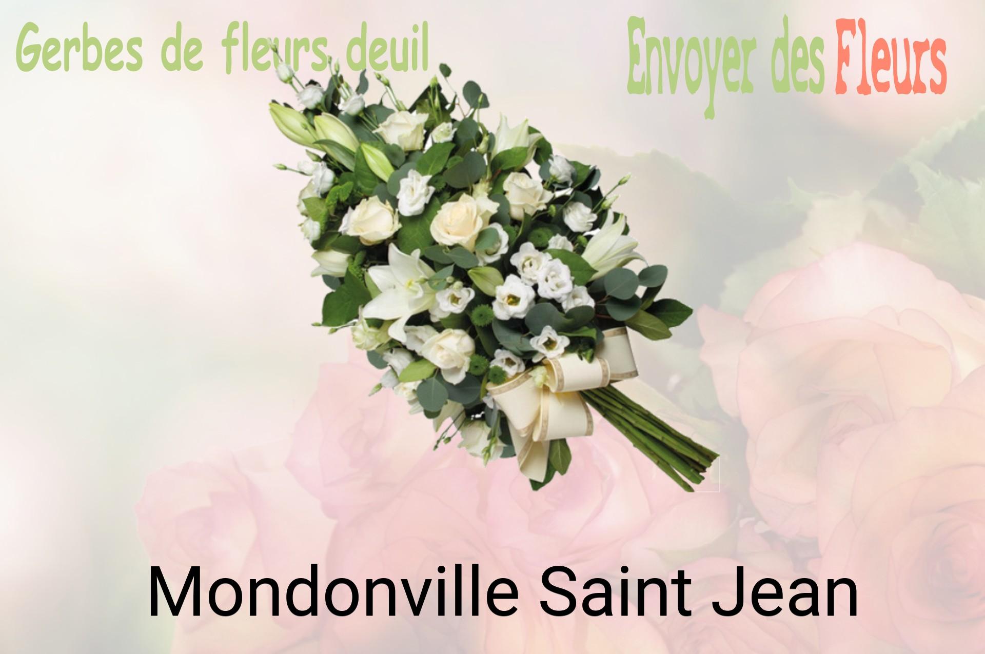 Gerbe de fleurs de deuil livrée à Mondonville-Saint-Jean